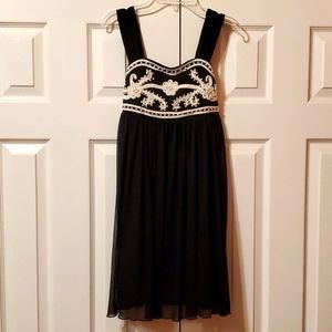 EUC I.N. Girl Black Dress with beautiful bead work